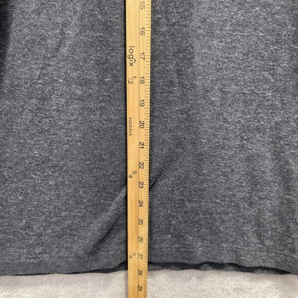 Polo Ralph Lauren Sweater Mens XL Gray Estate Rib Quarter Zip Pullover Red Pony - Picture 8 of 8